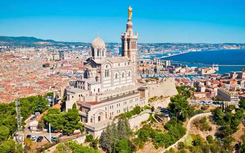 Marseille Old Port open-top sightseeing bus
